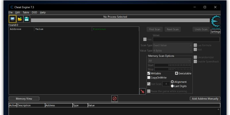 Cheat Engine là tool hack Baccarat đẳng cấp